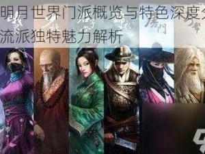 秦时明月世界门派概览与特色深度分享：武学流派独特魅力解析