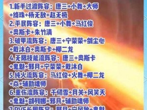 《斗罗大陆武魂觉醒破军9-3阵容搭配攻略与突破策略》