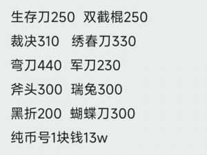 孤岛先锋挑战：新手首选居合刀，最强武器选择揭秘