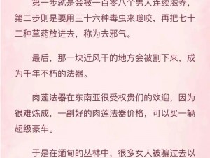 肉莲法器实物图-探索神秘的肉莲法器：实物图揭示未知的奥秘