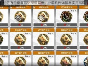 明日方舟重复信物深度解析：分解机制详解与实用指南