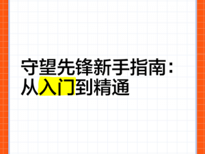 守望先锋新手入门全方位指南：从基础操作到高级战术详解汇总