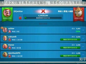 无尽战区觉醒主角系统深度解析：探索核心玩法与策略解读