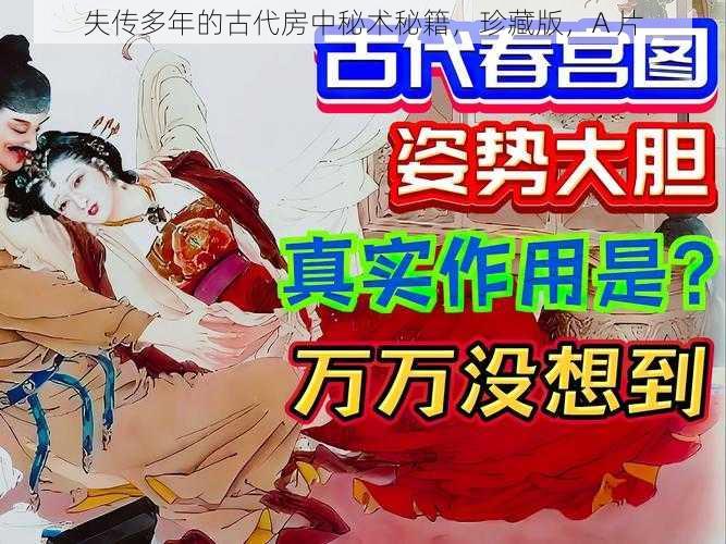 失传多年的古代房中秘术秘籍，珍藏版，A 片