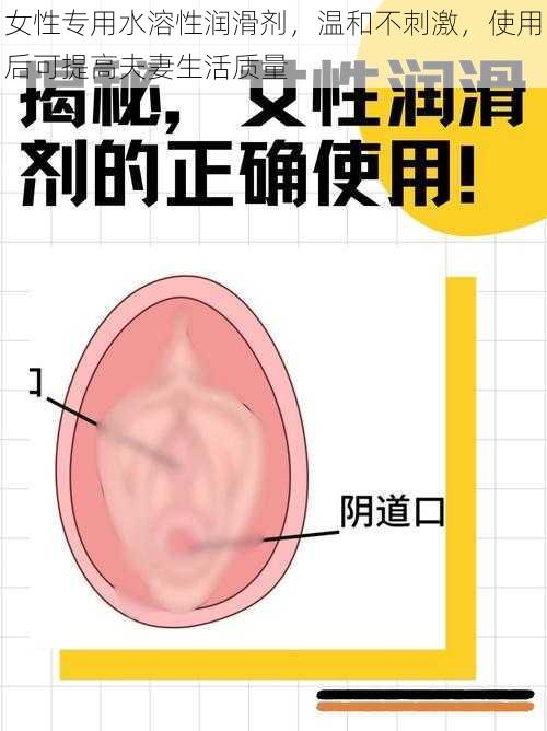 女性专用水溶性润滑剂，温和不刺激，使用后可提高夫妻生活质量