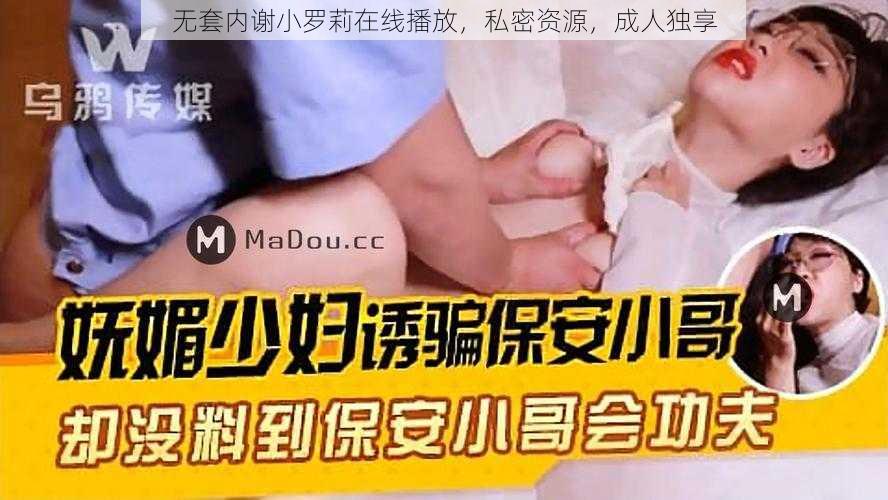 无套内谢小罗莉在线播放，私密资源，成人独享