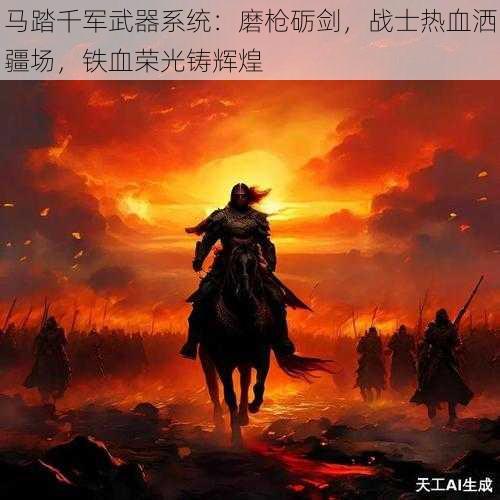 马踏千军武器系统：磨枪砺剑，战士热血洒疆场，铁血荣光铸辉煌