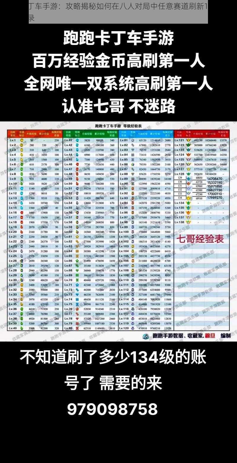 跑跑卡丁车手游：攻略揭秘如何在八人对局中任意赛道刷新1分56秒任务记录