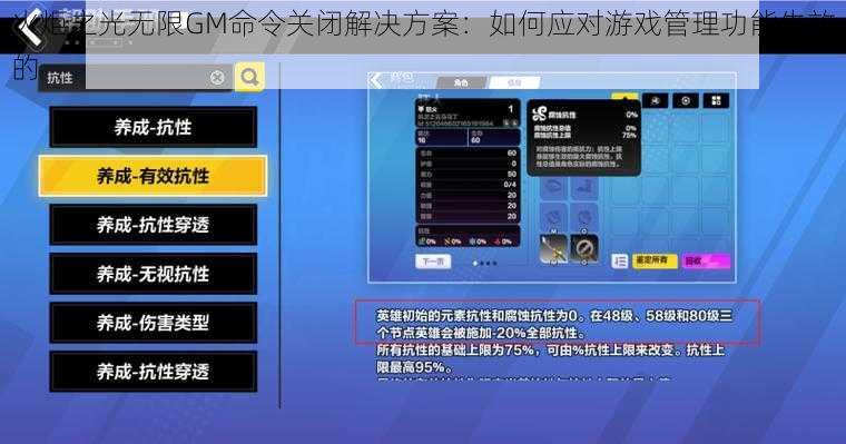 火炬之光无限GM命令关闭解决方案：如何应对游戏管理功能失效的