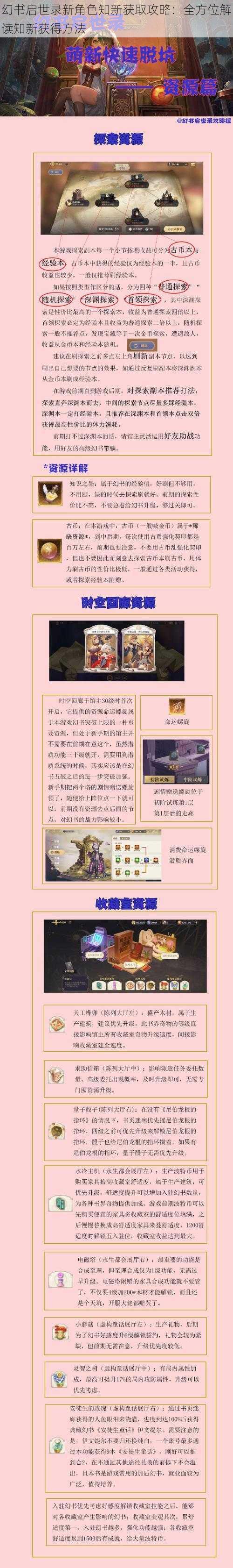 幻书启世录新角色知新获取攻略：全方位解读知新获得方法