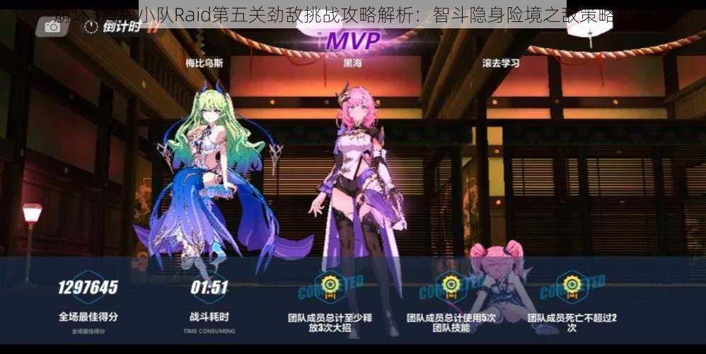 崩坏3雪狼小队Raid第五关劲敌挑战攻略解析：智斗隐身险境之敌策略揭秘