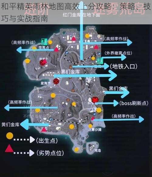 和平精英雨林地图高效上分攻略：策略、技巧与实战指南