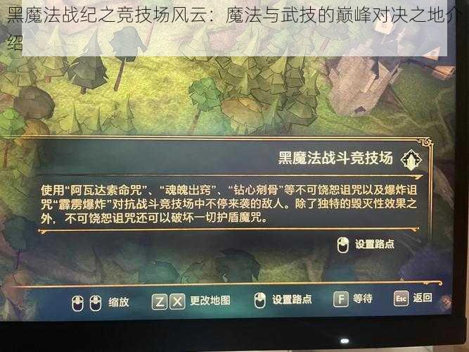 黑魔法战纪之竞技场风云：魔法与武技的巅峰对决之地介绍