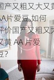 国产又粗又大又黄AA片爱豆,如何评价国产又粗又大又黄 AA 片爱豆？