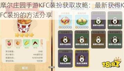 摩尔庄园手游KFC装扮获取攻略：最新获得KFC装扮的方法分享