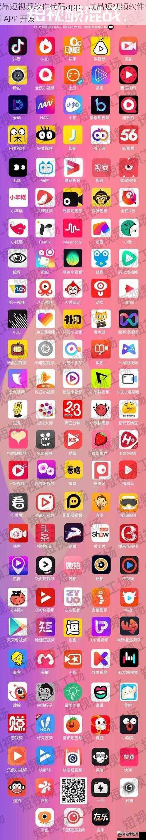 成品短视频软件代码app、成品短视频软件代码 APP 开发