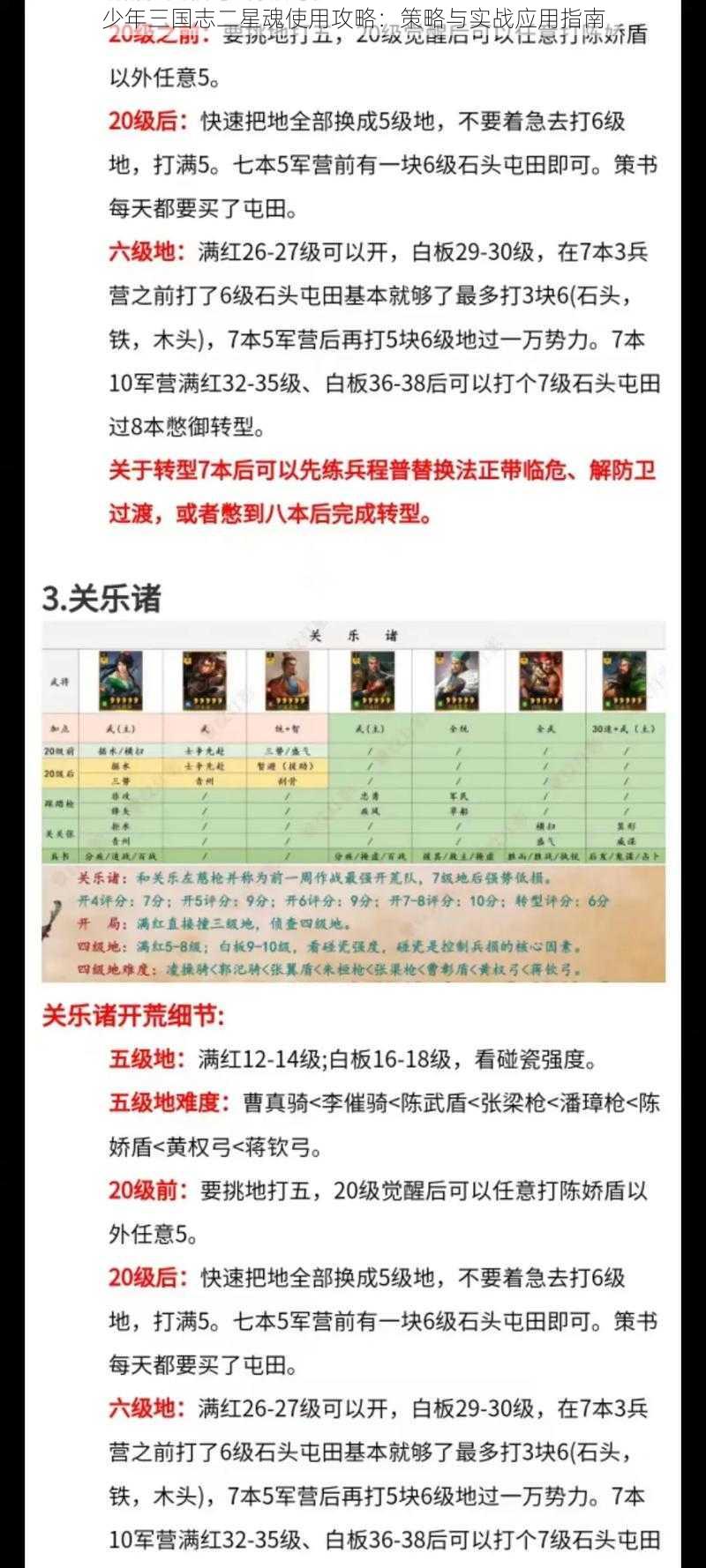 少年三国志二星魂使用攻略：策略与实战应用指南