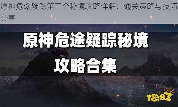 原神危途疑踪第三个秘境攻略详解：通关策略与技巧分享